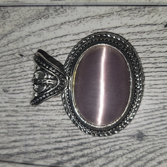 Lia Sophia Purple And Silver‎ Necklace Pendant Slide - Picture 1 of 5